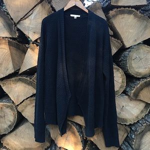Larry Levine long knit sweater black xl